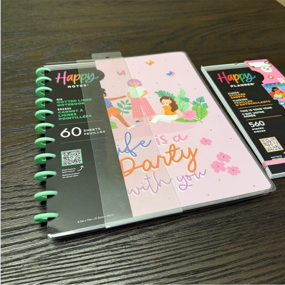 Happy Planner Squad Goals Big Notebook and Sticker | NWT - Picture 6 of 9